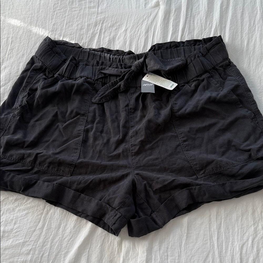 Aerie Black Women's Cargo Shorts